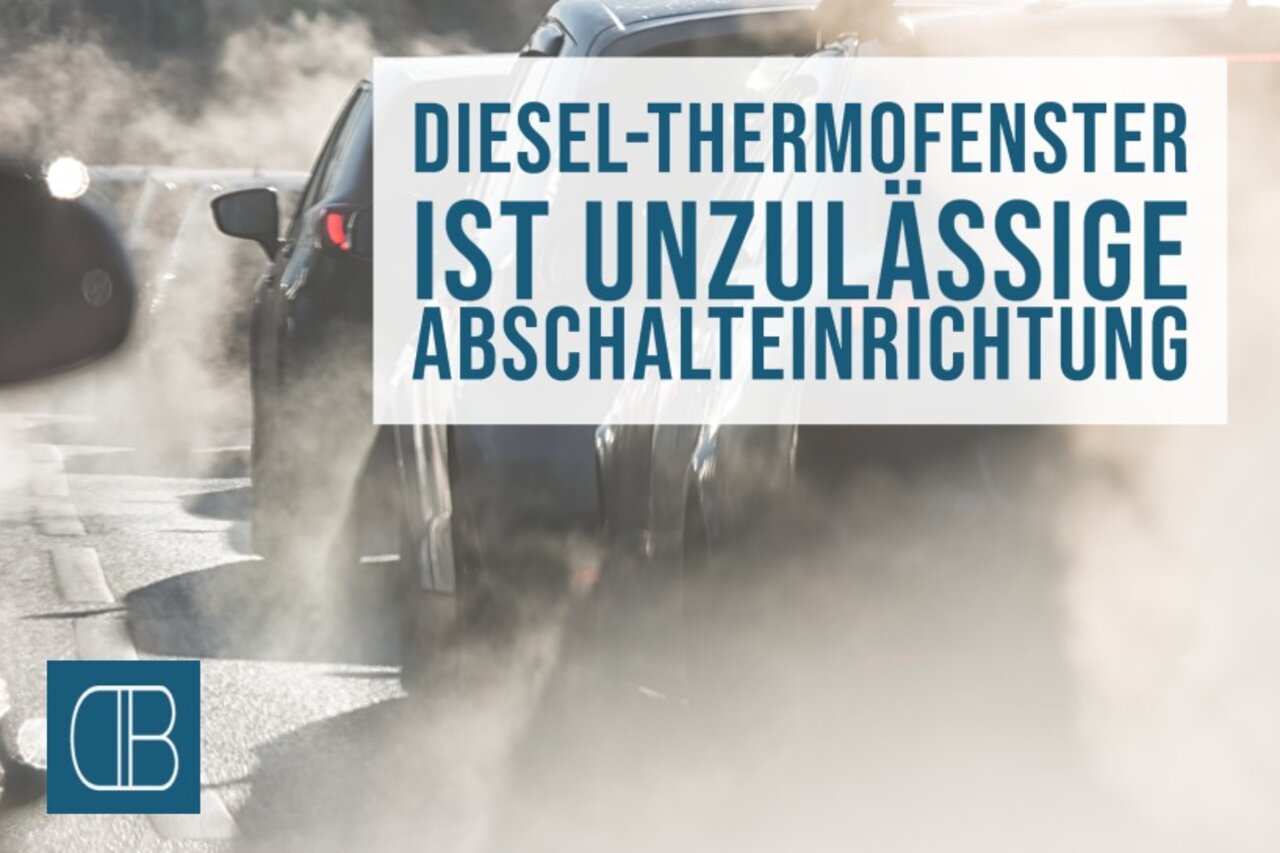 Thermofenster Diesel Abgase