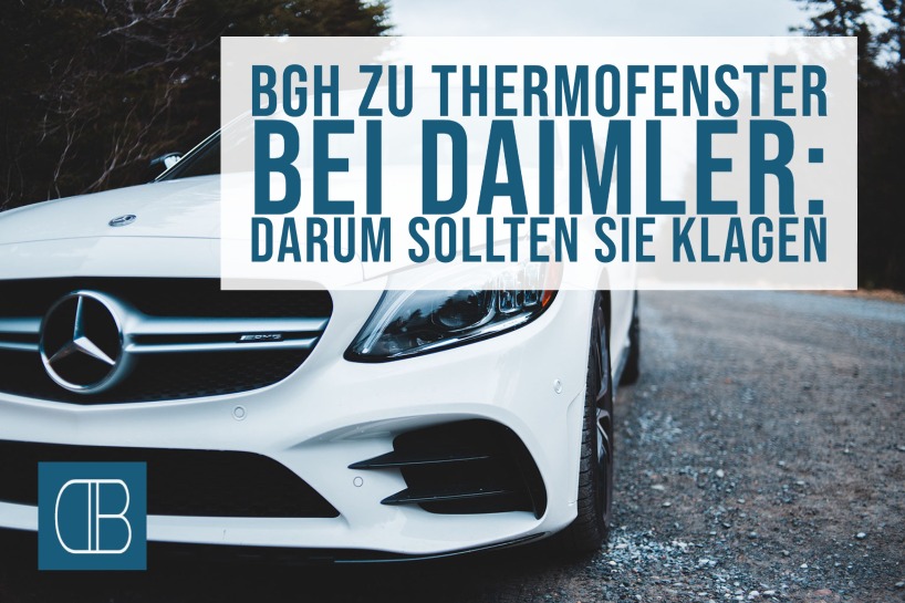 "BGH Thermofenster Daimler Fahrzeug" 